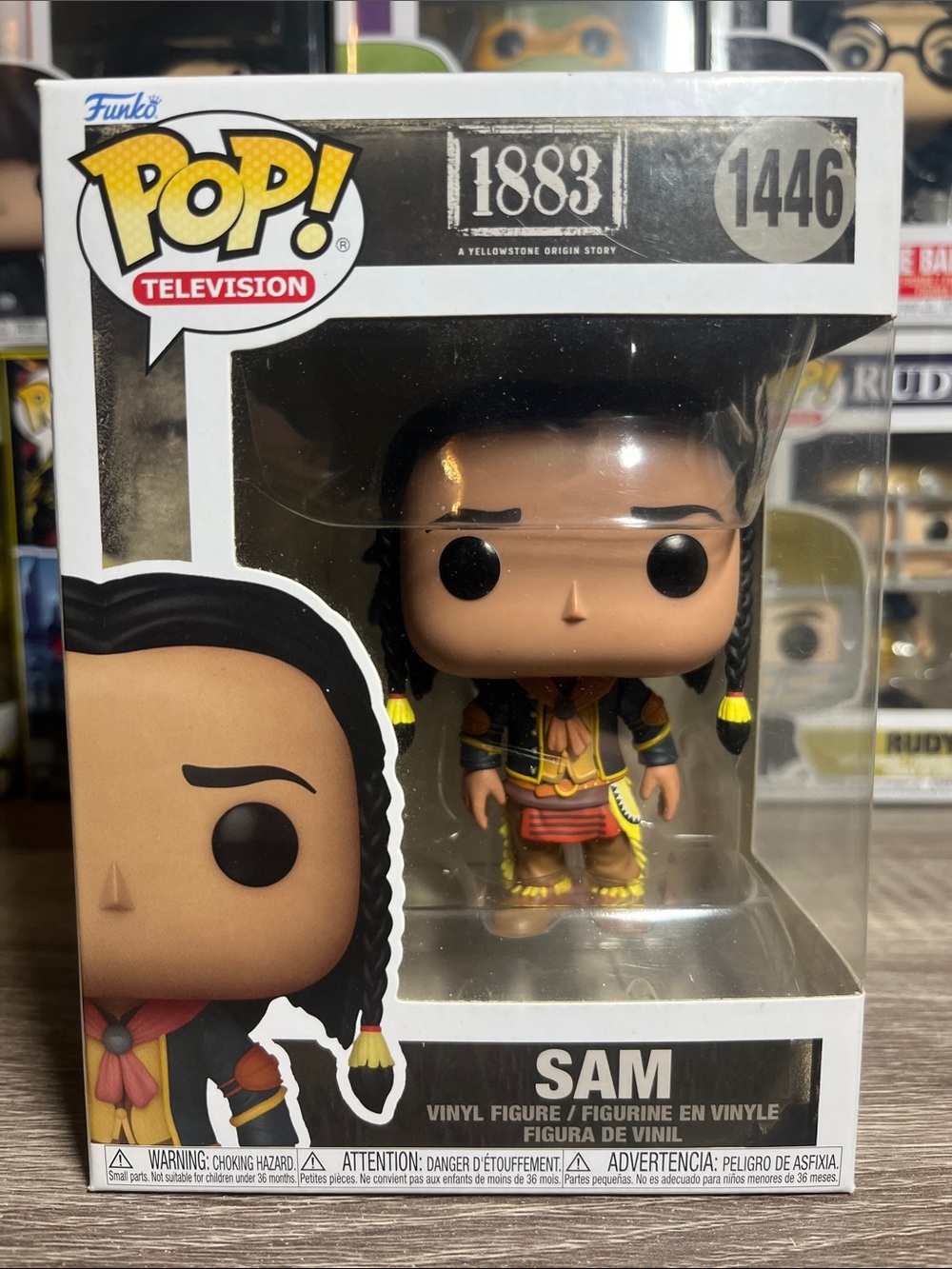 Funko Pop! Television SAM Vinyl Figure - Black, Brown, Yellow